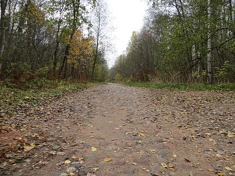 Булыжная мостовая в Конколове