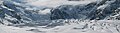 The Morteratsch Glacier in the Bernina Range.