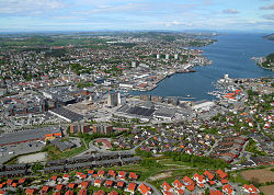 View of the city centre