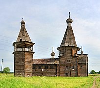 St. John Chrysostom's church, octagon on a quatrefoil. Saunino (Kiprovo). (Arkhangelsk region).