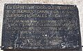 Placa de conmemoración dedicado a las víctimas del Terremoto de Chillán de 1939