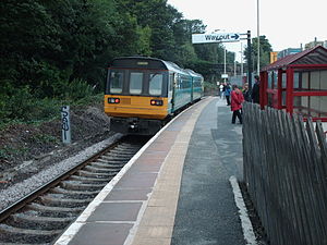 The view from the platform