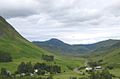 Spittal of Glenshee looking north to Carirnwell Pass