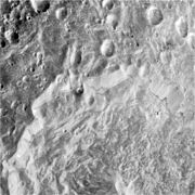 Closeup of part of Herschel, including its central peak.