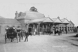 The second Kenilworth station in the late 19th century