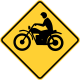 Motorcycle crossing, New York State