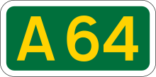 UK road A64.svg