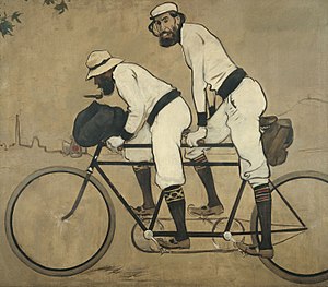 Ramon Casas and Pere Romeu on a Tandem