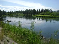 The Deschutes River in Sunriver