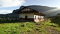 Estación de tren de los Alpes.