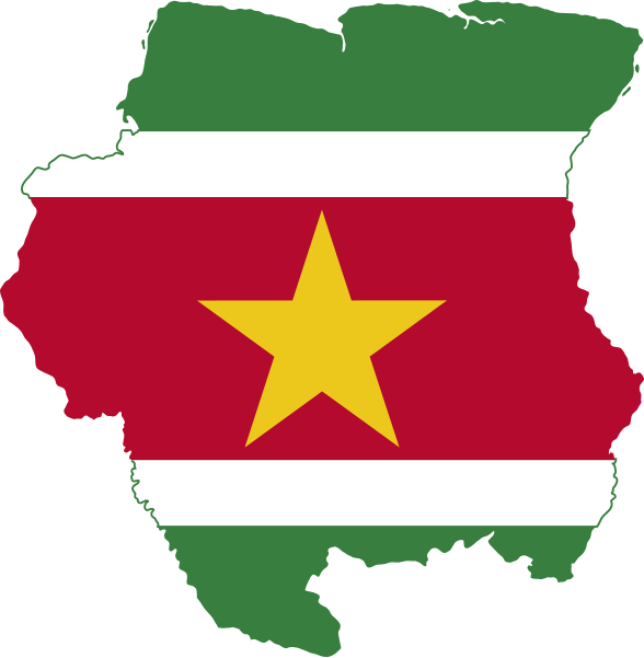 Archivo:Flag-map of Suriname.svg