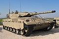 Merkava Mk II MBT en el museo Yad la-Shiryon, Israel.