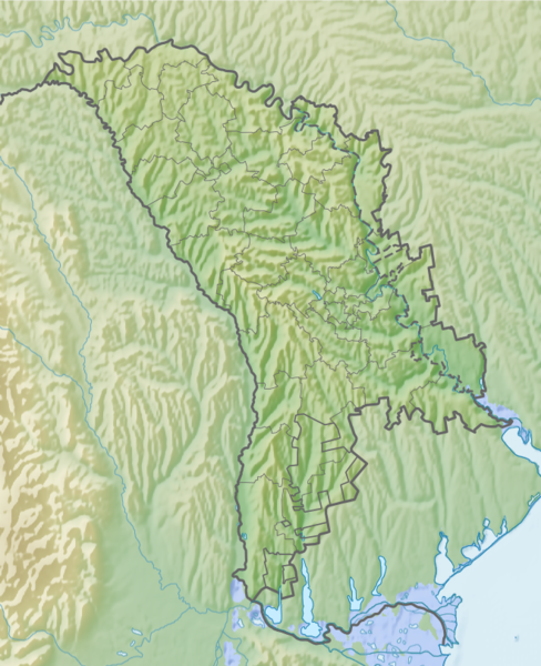 Файл:Moldova relief map.png