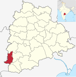 Location in Telangana