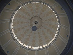 Dome interior featuring clerestories