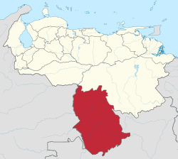 Location within Venezuela