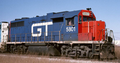 GTW Locomotive 5801, an EMD GP38AC built in 1971.