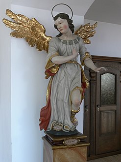 Archangel Gabriel in the church of St. Magnus in Waldburg