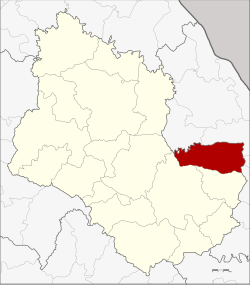 District location in Sakon Nakhon province