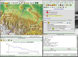 Скриншот программы GRASS GIS