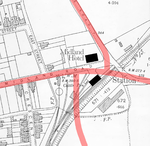 Map showing the location of Hemel Hempsted station