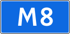 Federal Highway M8 shield}}