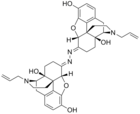 Chemical structure of Naloxonazine