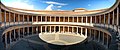 Image 36Panoramic view of the lower level patio of the Palace (from Spanish Golden Age)