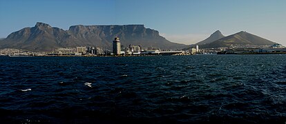 Table Mountain from the harbour