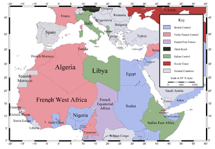 Northern Africa before the start of the offensive.