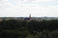 The church from the top of the spoil heap in the park of the Glissoire