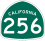 State Route 256 marker