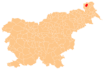 The location of the Municipality of Grad