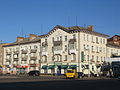 Soviet architecture in Nizhyn's main square