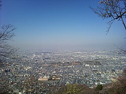 View of Daitō, from mount Iimori