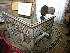 Desk in the Salon d'Argent