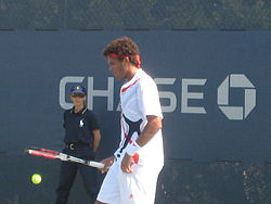 Tsonga at the US Open 2007