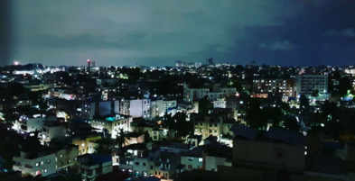 Kathua city at night