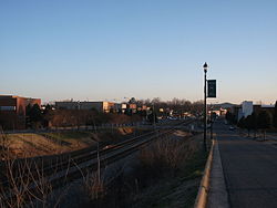 Downtown along Battleground Avenue