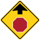 Stop sign up ahead