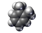 o-xylene space filling diagram