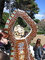 A figure in Park Güell