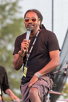 Saukrates performing at the 2015 Burlington's Sound of Music Festival