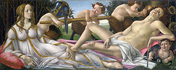 Mars and Venus by Sandro Botticelli