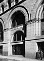 Ames Building arched entryway, Boston, circa 1894