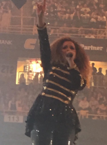 Blanca performing at Winter Jam, 2015