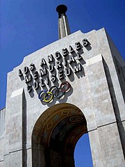 Los Angeles Memorial Coliseum Olympic Cauldron, used at the 1932 and 1984 Summer Olympics