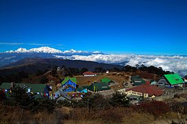 Top view of Sandakphu