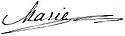 Marie of Edinburgh's signature