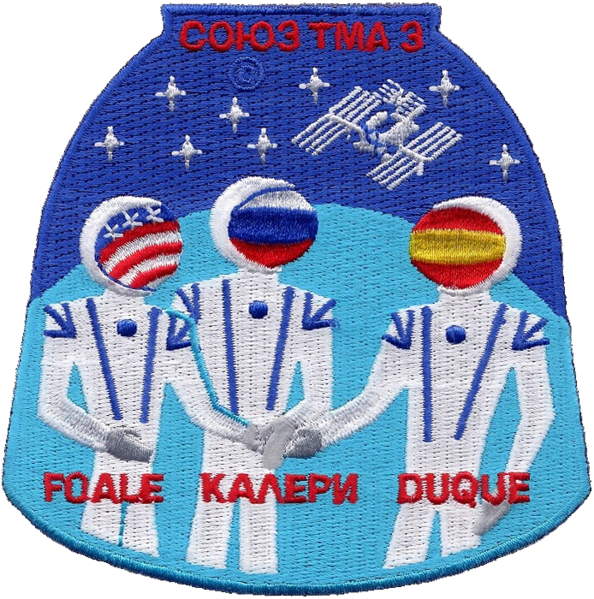 Archivo:Soyuz TMA-3 Patch.png